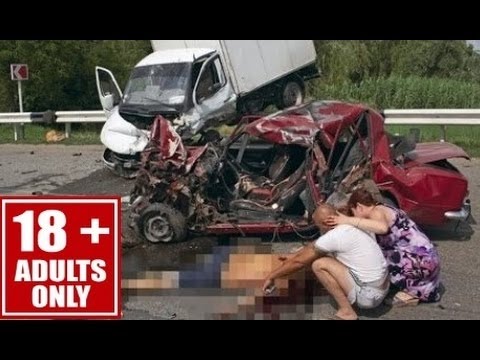 Terrible Russian Car Crash Accidents Brutal Footage