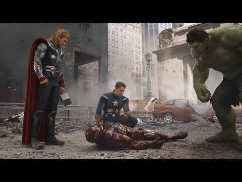 Iron Man Nuke Scene Hulk Saves Iron Man | The Avengers Movie Clip 4K