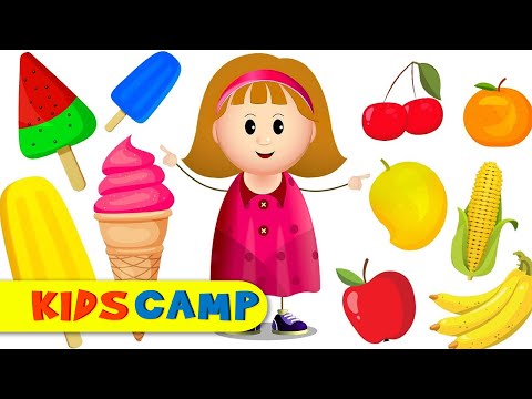 Yes Yes Ice Cream Popsicles Fruits and Vegetables Learning Videos by KidsCamp