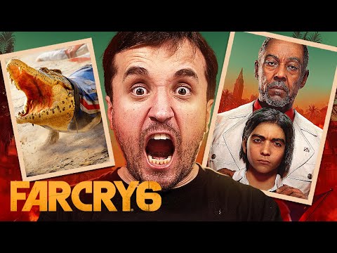 LEON JOGANDO FAR CRY 6 - ELE TEM UM JACARÉ!