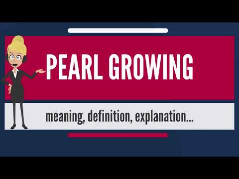 What is PEARL GROWING? What does PEARL GROWING mean? PEARL GROWING meaning & explanation