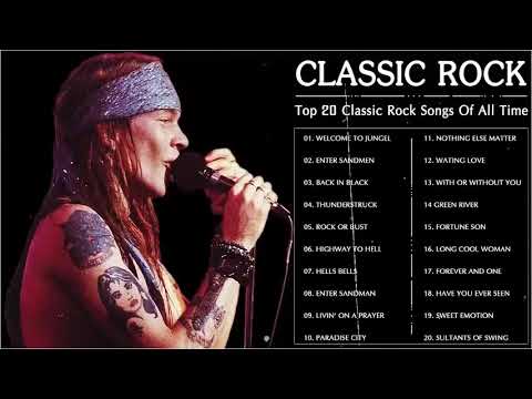 80s 90s Classic Hard Rock Collection || GNR, Metallica, ACDC, Nirvana, CCR, U2, Scorpions, Bon Jovi