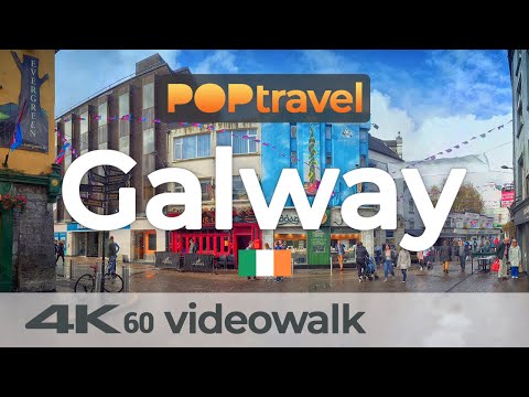 Walking in GALWAY / Ireland 🇮🇪- 4K 60fps (UHD)