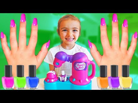 Las Ratitas se pintan las uñas en colores pretend play shopping nail polish for kids