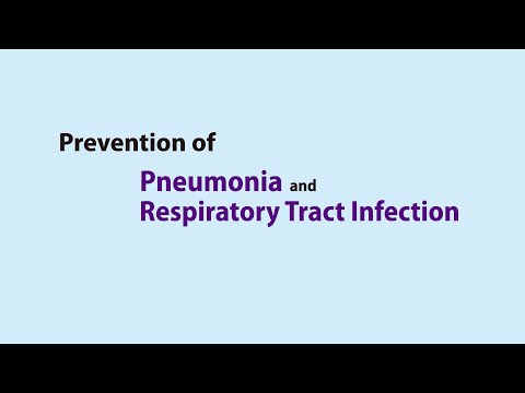 Health advice for the Prevention of Pneumonia and Respiratory Tract Infection