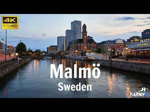 Malmö Sweden 4K