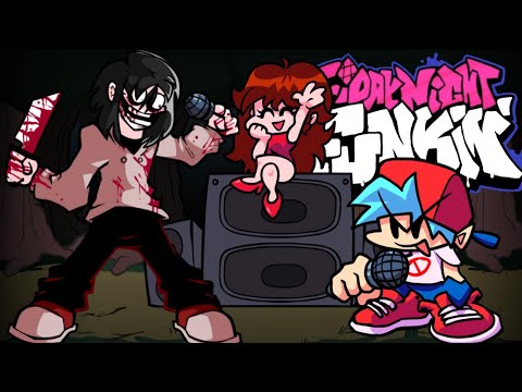 Friday Night Funkin' - V.S. Jeff The Killer FULL WEEK - Friday Night Slashing [FNF MODS]