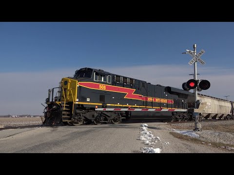 Railroad Crossings On the Iowa Interstate (IAIS) Blue Island Sub Part 1