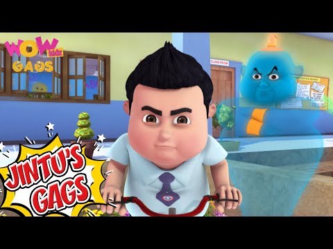 Vir The Robot Boy In Hindi | Jintu's Gags - 01 | Cartoons for Kids | Wow Kidz Gags