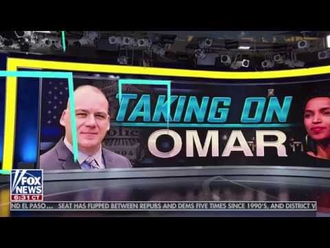 Chris Kelley announcing his run against Ilhan Omar on Fox & Friends