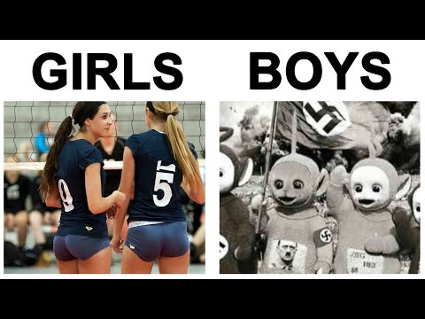 BOYS VS GIRLS MEMES