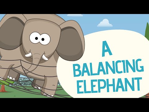 A Balancing elephant - Nursery rhymes - Toobys