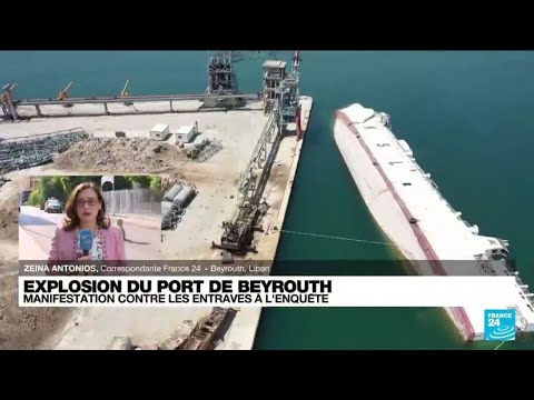 Explosion du port de Beyrouth : manifestation contre les entraves à l'enquête • FRANCE 24