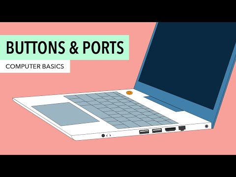 Computer Basics: Buttons and Ports on a Computer