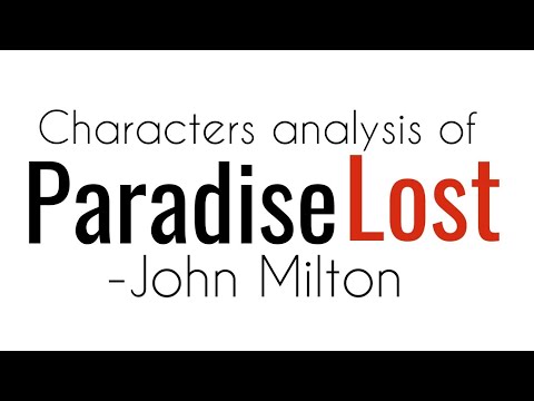 Paradise Lost by John Milton in hindi Characters analysis for #Uptgt #John_milton