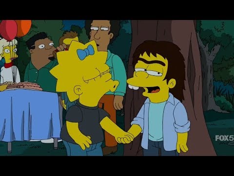 The Simpsons - Maggie has a boyfriend for the first time