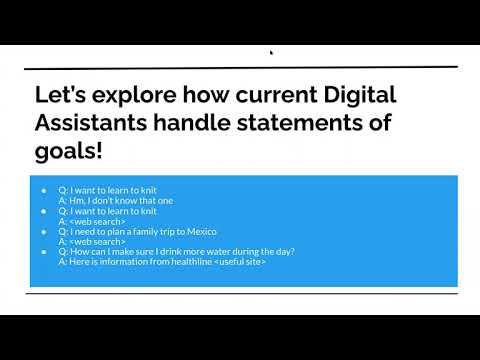 Digital Assistant Throwdown - Stating Goals