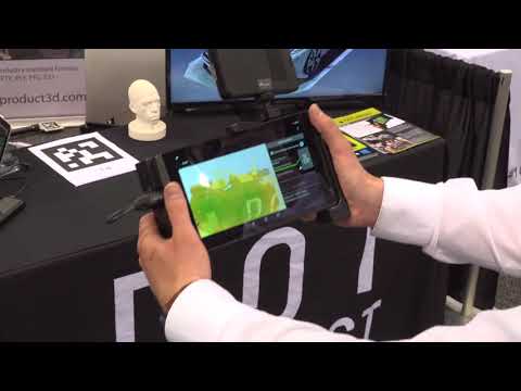 Chris Ahern Demonstrates DPI 8X Handheld 3D Scanner for Android by DotProduct