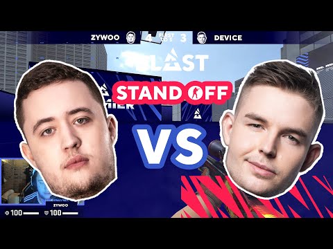 Zywoo vs Device! Two of the best AWPers go 1v1 in CSGO in the BLAST Stand-off