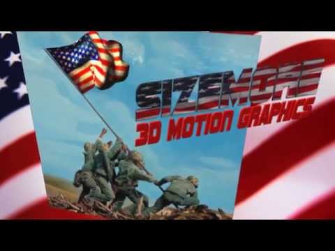 Iwo Jima Flag Raising - Animation by Kevin Sizemore