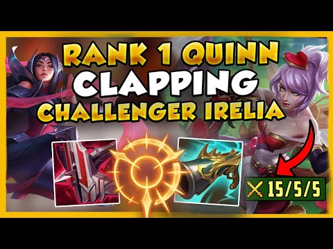 RANK 1 QUINN STOMPS CHALLEGER IRELIA (EDUCATIONAL GAMEPLAY) - League of Legends