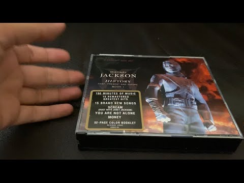 Unboxing Michael Jackson’s History Past Present And Future Album.