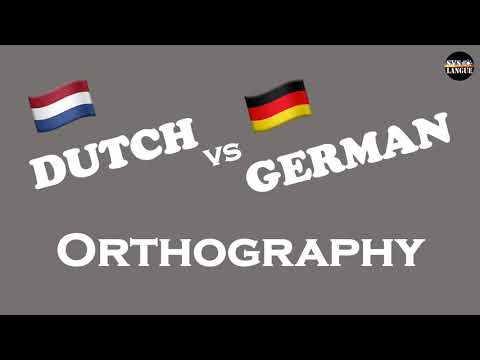 Dutch spelling vs German spelling | Comparison on orthography | Rechtschreibung 🇳🇱🇩🇪