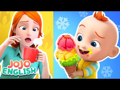 The Opposites Song | Learn English | Nursery Rhymes & Kids Songs | JoJo English - Family Playroom