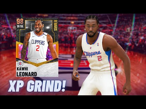 6 HOUR XP GRIND FOR GALAXY OPAL KAWHI LEONARD IN NBA 2K21 MYTEAM! (on another account)