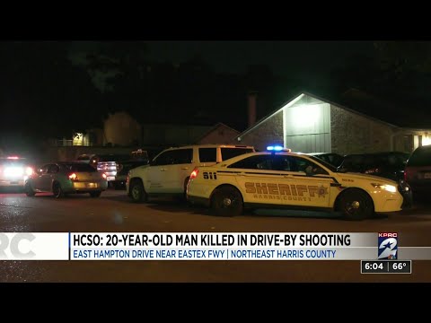 HCSO: 20-year-old man killed in drive-by shooting