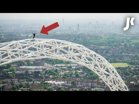 I FREE CLIMBED WEMBLEY ARCH