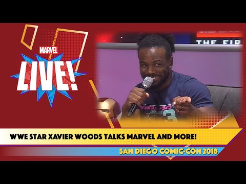 WWE Wrestler Xavier Woods Crashes Marvel Live at SDCC 2018