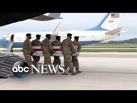 Remains of 13 Americans killed in Kabul attack arrive in US