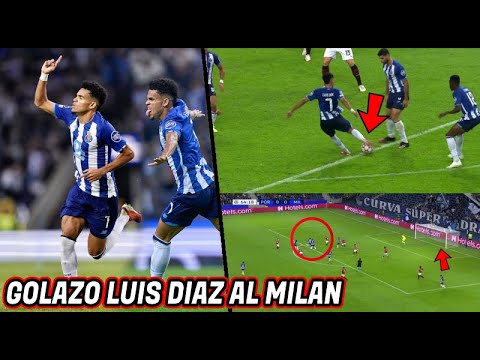 ASI FUE EL GOLAZO DE LUIS DIAZ AL MILAN ¡SALVA A SU EQUIPO! | FALCAO SORPRENDE | MESSI D0BLETE