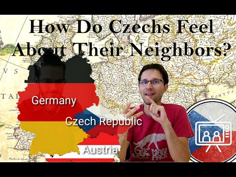 What do Czechs think about their 4 neighboring countries?