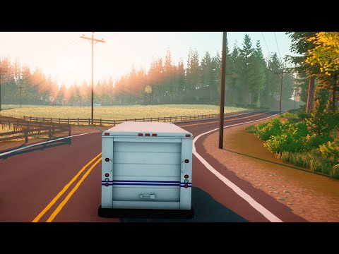 NEW - Open-World Delivery Driver Simulator Shipping Packages in 1980s USA | Lake Gameplay