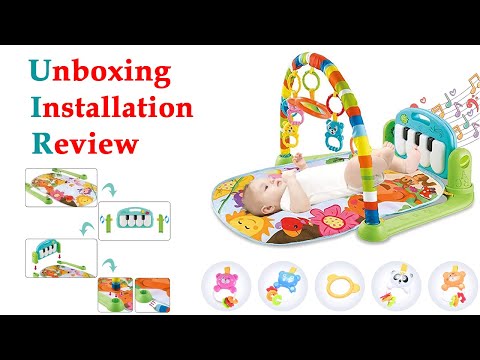 Baby Play Mat | Piano Fitness Rack | Musical Play GYM | Unboxing, Installation & Review