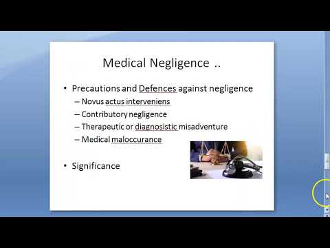 Forensic 036 a Medical Negligence Doctor Precaution Defense