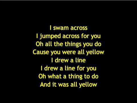 Coldplay - Yellow Lyrics