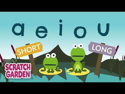 The Vowel Song: Long and Short Vowel Sounds | English Songs | Scratch Garden