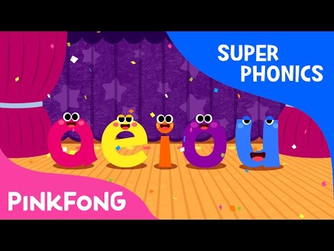 The Vowel Family | Super Phonics | Pinkfong Songs for Children