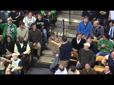 Bon Jovi fan breaks out dancing at a Celtics game