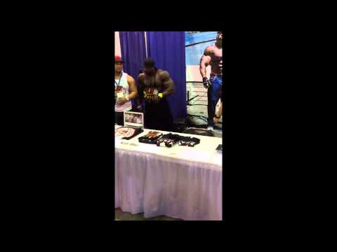 With Kali muscle and Thai Edwards at Chicago fit expo