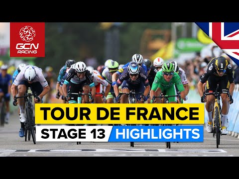 Tour de France 2021 Stage 13 Highlights | Can Mark Cavendish Equal Eddy Merckx's Stage Wins Record?