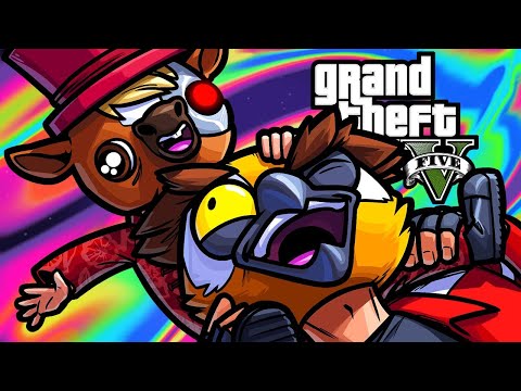 GTA5 Online Funny Moments - Van Unit Heist!