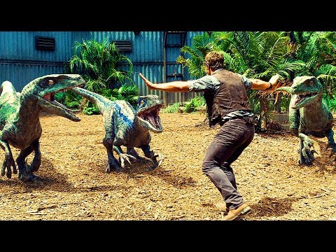 Owen Vs Raptors - Stand Down Scene - Jurassic World (2015) Movie CLIP 4K