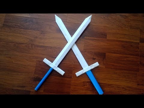 Kağıttan Kılıç Yapımı / How to Make a Paper Sword