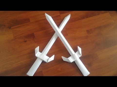 Kağıttan Kılıç Yapımı / How to Make a Paper Sword