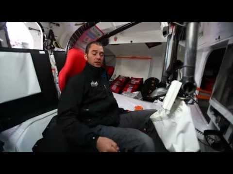 Visite du bateau Savéol de Samantha Davies - Vendée Globe 2012 2013