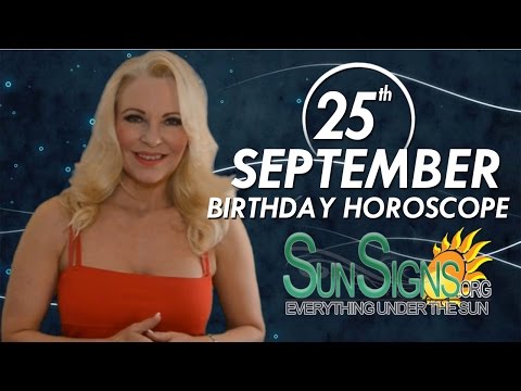 September 25th Zodiac Horoscope Birthday Personality - Libra - Part 1